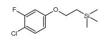 Benzene, 1-chloro-2-fluoro-4-[2-(trimethylsilyl)ethoxy]- 结构式