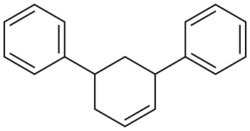 3,5-二苯基环己烯 结构式