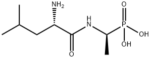 N-(S)-亮氨酰-(S)-1-氨基乙基膦酸 结构式