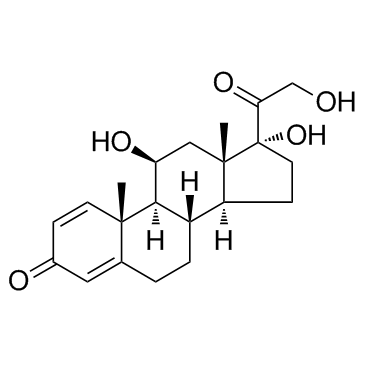 泼尼松龙 结构式