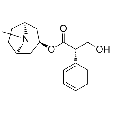 (-)-莨菪碱 结构式