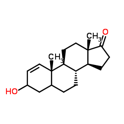 3-羟基雄甾-1-烯-17-酮 结构式