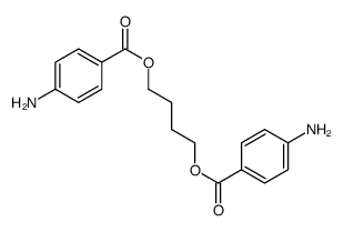 聚-1,4-丁二醇双(4-氨基苯甲酸酯) 结构式