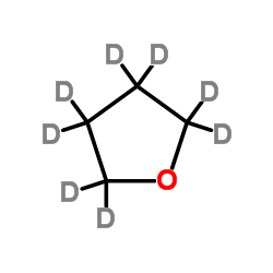 氘代四氢呋喃-D8 结构式