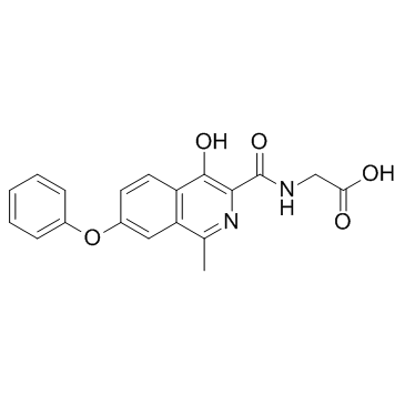 罗沙司他 结构式