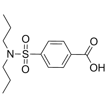 丙磺舒 结构式