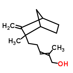 檀香醇 结构式