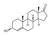 (3beta)-3-羟基雄甾-4-烯-17-酮 结构式