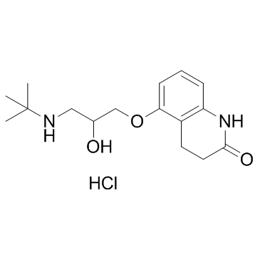 盐酸卡替洛尔 结构式