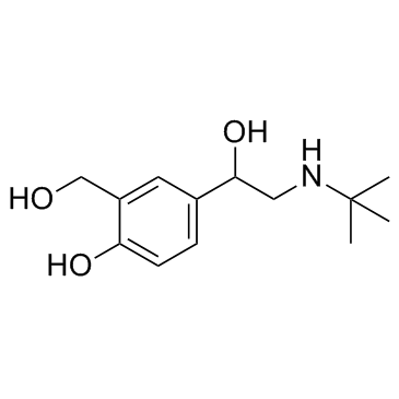 沙丁胺醇 结构式