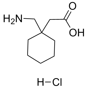 加巴喷丁盐酸盐 结构式