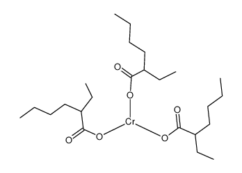 2-乙基己酸铬(III) 结构式