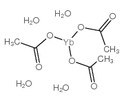 乙酸镱四水合物 结构式
