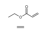 2-丙烯酸乙基酯与乙烯的聚合物 结构式