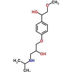α-羟基美托洛尔 结构式