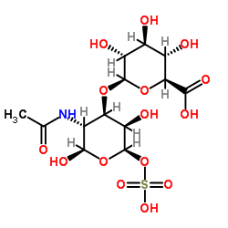 硫酸软骨素4-硫酸盐 结构式