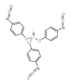 硫代磷酸三苯基异氰酸酯 结构式