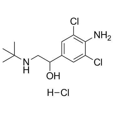 盐酸克仑特罗 结构式