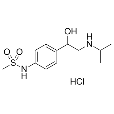 盐酸索他洛尔 结构式