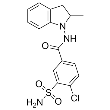 吲达帕胺 结构式