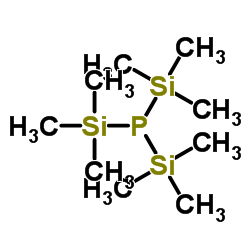 三(三甲硅烷基)膦 结构式