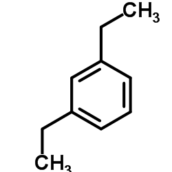1,3-二乙基苯 结构式