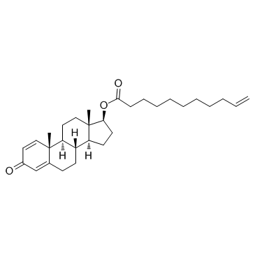 宝丹酮十一烯酸酯 结构式