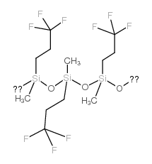 聚(甲基-3,3,3-三氟丙基硅氧烷) 结构式