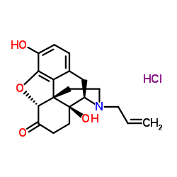 盐酸纳洛酮 结构式