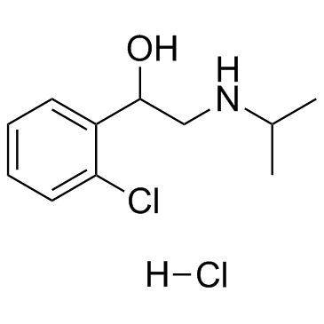 Clorprenaline Hydrochloride 结构式