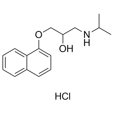 盐酸普萘洛尔 结构式
