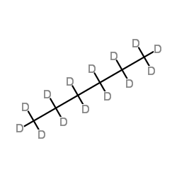 氘代正己烷-d{14}(同位素) 结构式