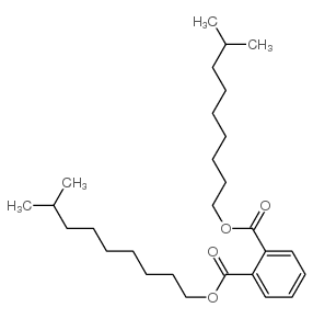 邻苯二甲酸二异癸酯 结构式