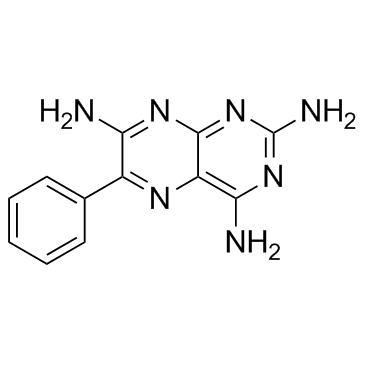 氨苯蝶啶 结构式