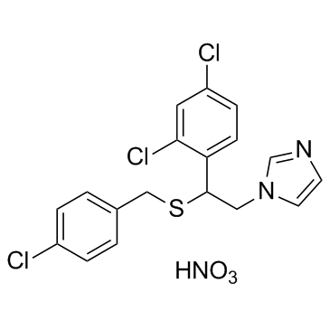 硝酸硫康唑 结构式