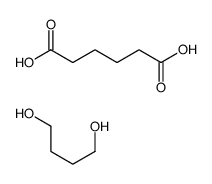 聚(1,4-丁烯己二酸酯) 结构式