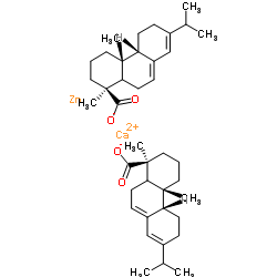 松香酸钙 结构式
