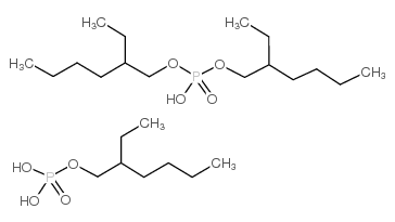 2-乙基己基磷酸酯 结构式