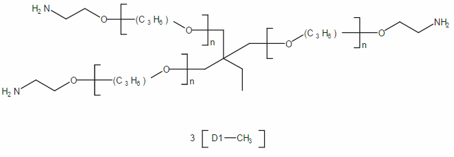 三羟甲基丙烷聚（氧基丙烯）三胺 结构式