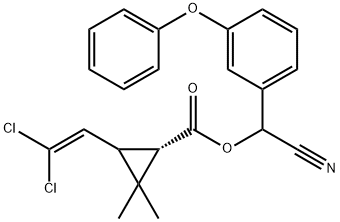 zeta-氯氰菊酯 结构式