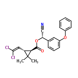 高效氯氰菊酯 结构式