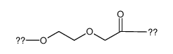聚(氧基羰基亚甲基氧乙烯基) 结构式