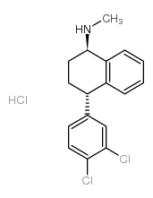 (1R,4S)盐酸舍曲林 结构式