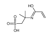 聚(2-丙烯酰胺-2-甲基-1-丙磺酸) 结构式