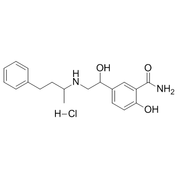 盐酸拉贝洛尔 结构式