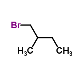 1-溴-2-甲基丁烷 结构式