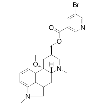 尼麦角林 结构式