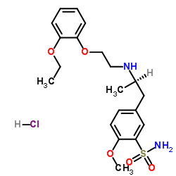 (R)-Tamsulosin Hydrochloride 结构式