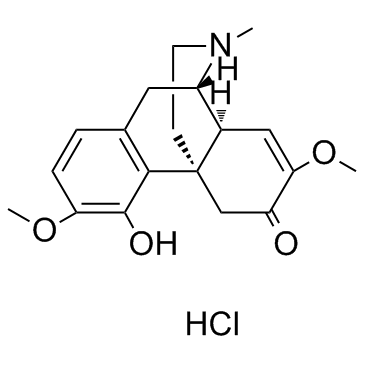 盐酸青藤碱 结构式