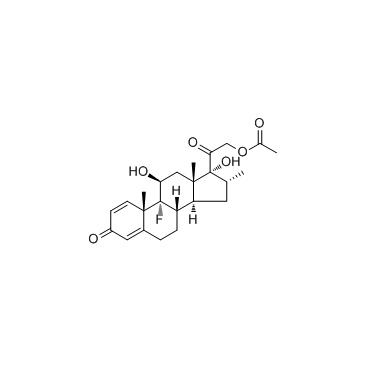 21-O-Acetyl Dexamethasone 结构式